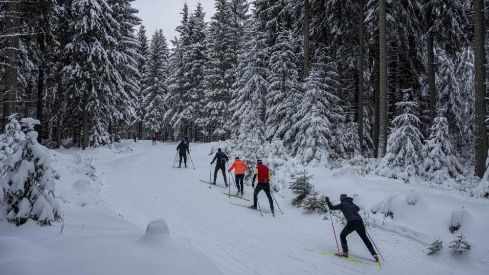 Lyžování v Jizerských horách, foto: Artur Irma